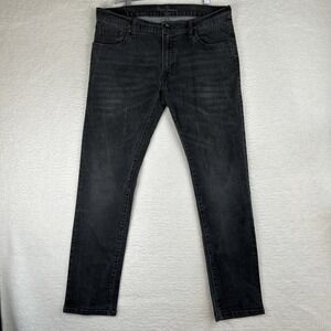 Pepe Jeans London Vapour Black Mens 38x32 (36x31 Actual) Tapered